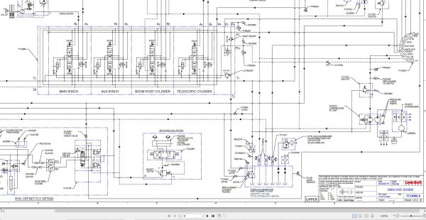 Link Belt Crane ATC T7 Electrical and Hydraulic Diagrams 1