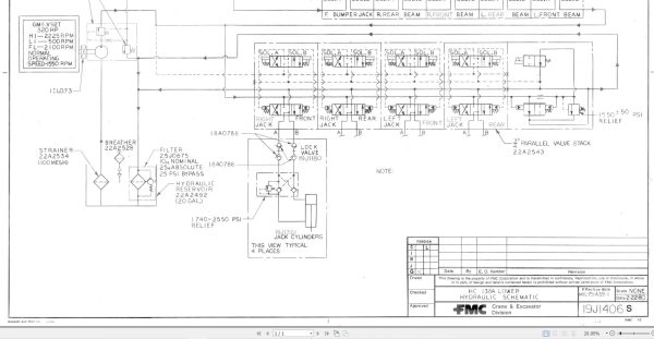 Link Belt Crane HC 138 Hydraulic and Electrical Diagrams 1