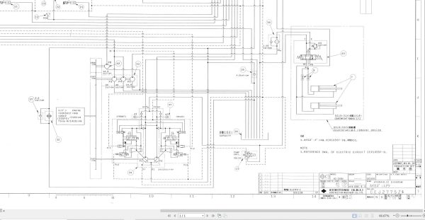 Link Belt Crane HC 228H Electrical and Hydraulic Diagrams 1