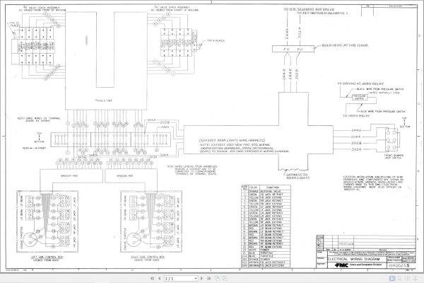 Link Belt Crane HC 238A Electrical Diagram 1