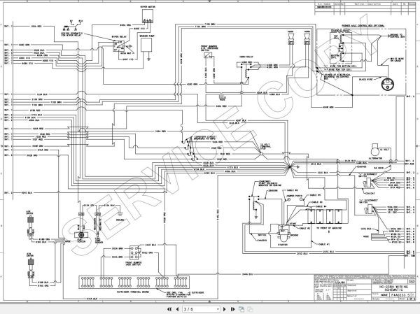 Link Belt Crane HC 238H Hydraulic and Electrical Diagrams