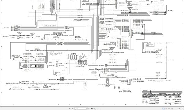 Link Belt Crane HC 238H II Electrical and Hydraulic Diagrams