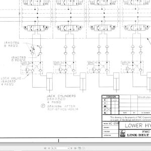 Link Belt Crane HC 258 Hydraulic and Electrical Diagrams