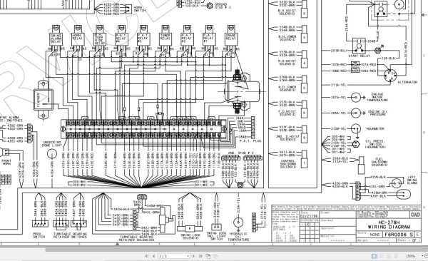 Link Belt Crane HC 268H Hydraulic and Electrical Diagrams 1
