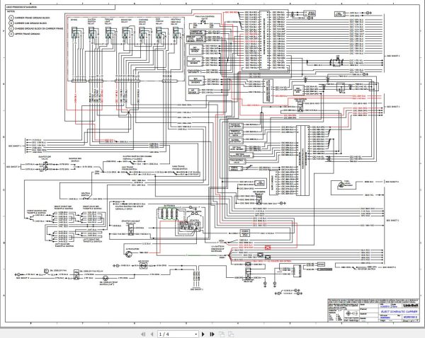 Link Belt Crane HC 278H II Electrical and Hydraulic Diagrams