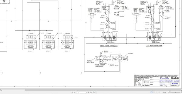 Link Belt Crane HC 278H II Electrical and Hydraulic Diagrams 1