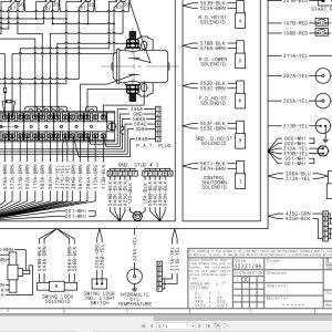 Link Belt Crane HC 278H LUFF Electric Diagrams