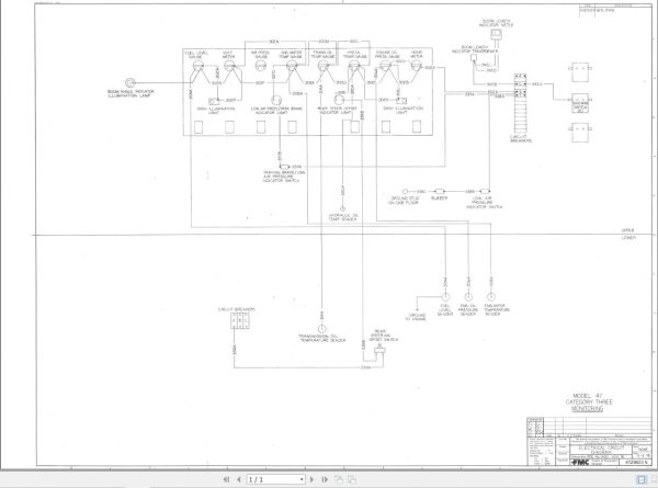 Link Belt Crane HSP 15 Hydraulic and Electrical Diagrams 1