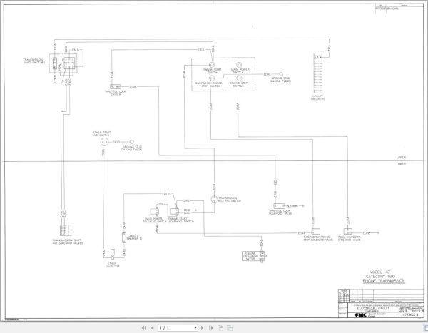Link Belt Crane HSP 18 Hydraulic and Electrical Diagrams 1