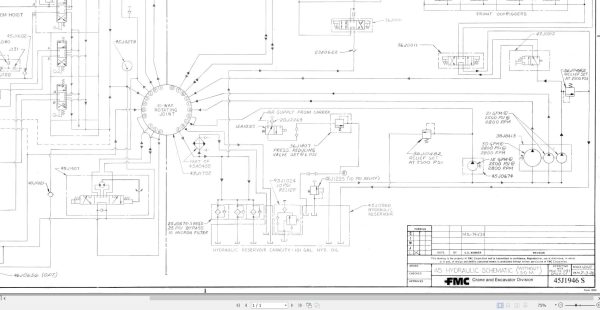 Link Belt Crane HSP 22 Electrical and Hydraulic Diagrams