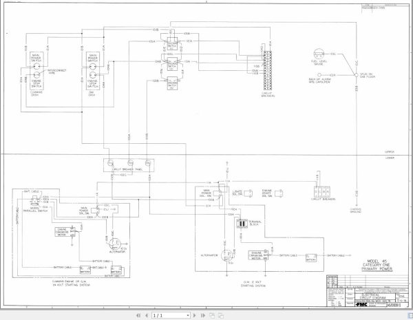 Link Belt Crane HSP 22 Electrical and Hydraulic Diagrams 1