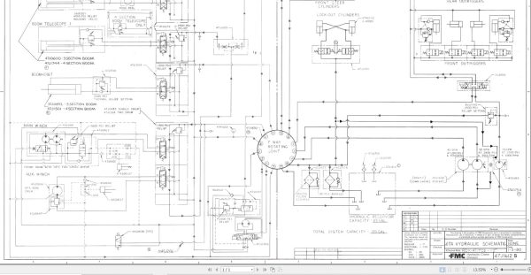 Link Belt Crane HSP 8014 Electrical and Hydraulic Diagrams