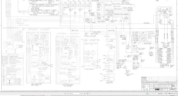 Link Belt Crane HSP 8014 Electrical and Hydraulic Diagrams 1