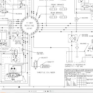 Link Belt Crane HSP 8020C Hydraulic and Electrical Diagrams