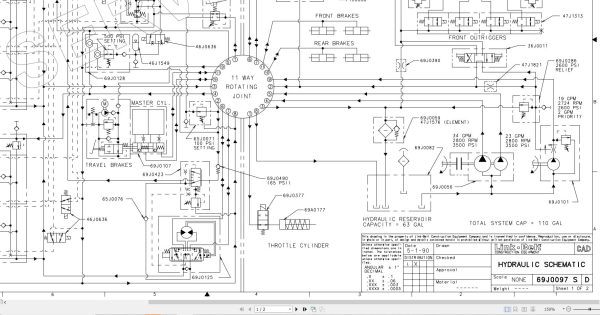 Link Belt Crane HSP 8020C Hydraulic and Electrical Diagrams
