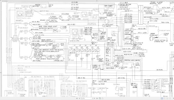 Link Belt Crane HSP 8022 Hydraulic and Electrical Diagrams 1