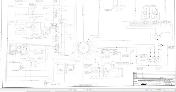Link Belt Crane HSP 8025S Hydraulic and Electrical Diagrams 1