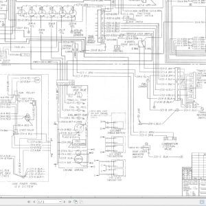 Link Belt Crane HSP 8025XL Hydraulic and Electrical Diagrams