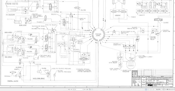 Link Belt Crane HSP 8030 Hydraulic and Electric Diagrams 1