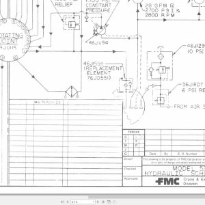 Link Belt Crane HSP 8030XL Hydraulic and Electric Diagrams