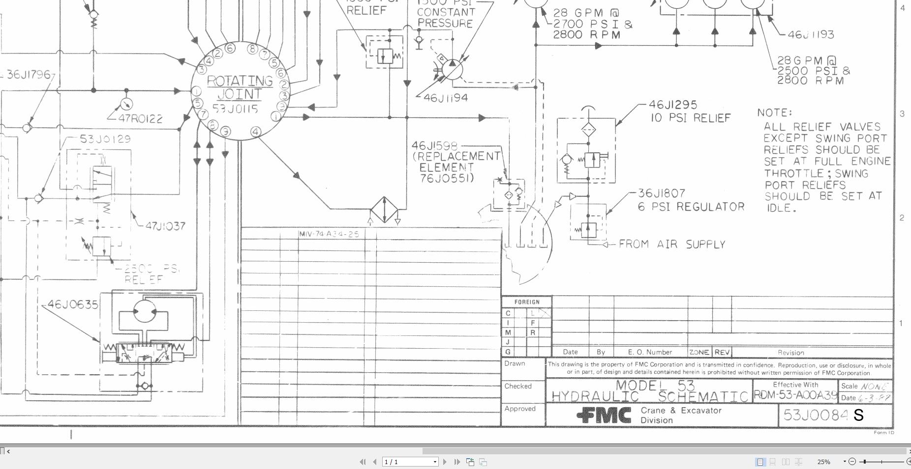 Link Belt Crane HSP 8030XL Hydraulic and Electric Diagrams