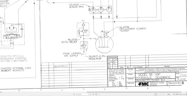Link Belt Crane HSP 8033 Electrical and Hydraulic Diagrams