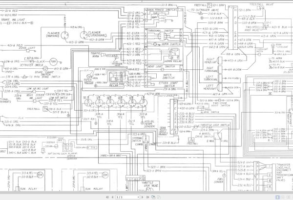 Link Belt Crane HSP 8033 Electrical and Hydraulic Diagrams 1