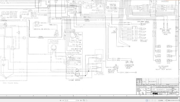 Link Belt Crane HSP 8033XL Hydraulic and Electric Diagrams