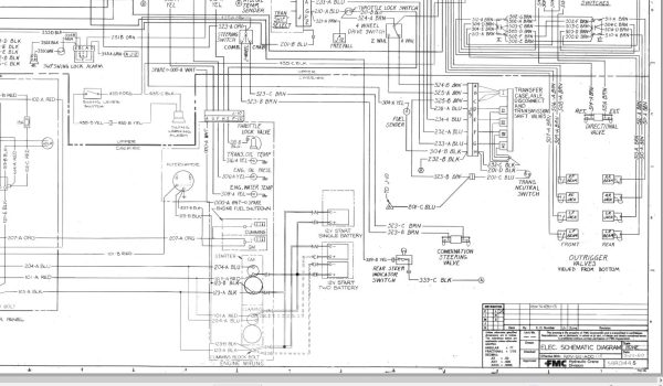 Link Belt Crane HSP 8035S Electrical and Hydraulic Diagrams