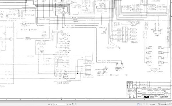 Link Belt Crane HSP 8035XL Hydraulic and Electric Diagrams