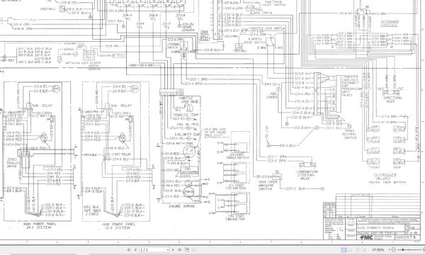 Link Belt Crane HSP 8038 Hydraulic and Electric Diagrams
