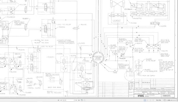 Link Belt Crane HSP 8050 Electrical and Hydraulic Diagrams 1