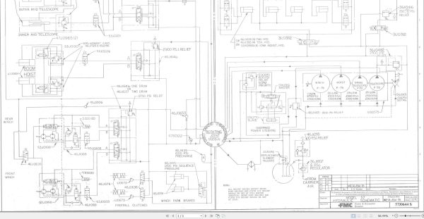 Link Belt Crane HTC 1060 Hydraulic and Electrical Diagrams 1