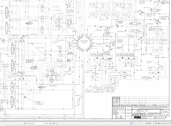Link Belt Crane HTC 11100 Hydraulic and Electrical Diagrams 1