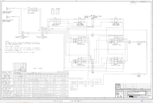 Link Belt Crane HTC 1170 Hydraulic and Electrical Diagrams