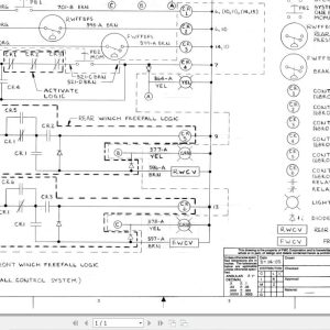 Link Belt Crane HTC 1190 Hydraulic and Electrical Diagrams