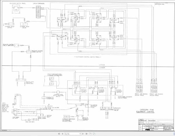 Link Belt Crane HTC 15 Hydraulic and Electric Diagrams