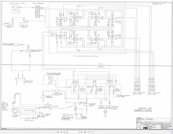 Link Belt Crane HTC 18 Hydraulic and Electric Diagrams