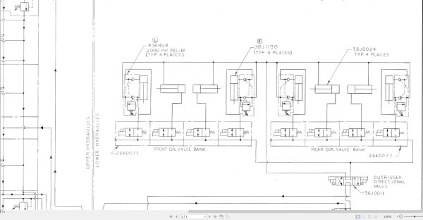 Link Belt Crane HTC 18 Hydraulic and Electric Diagrams 1