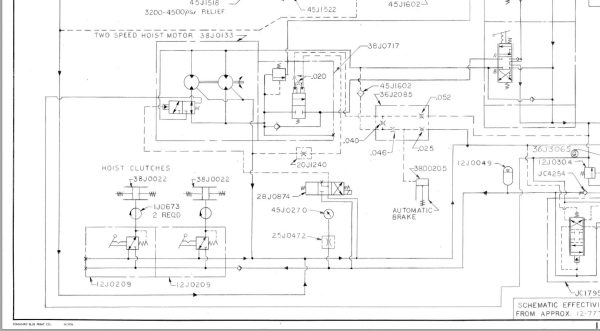 Link Belt Crane HTC 25 Hydraulic and Electric Diagrams 1