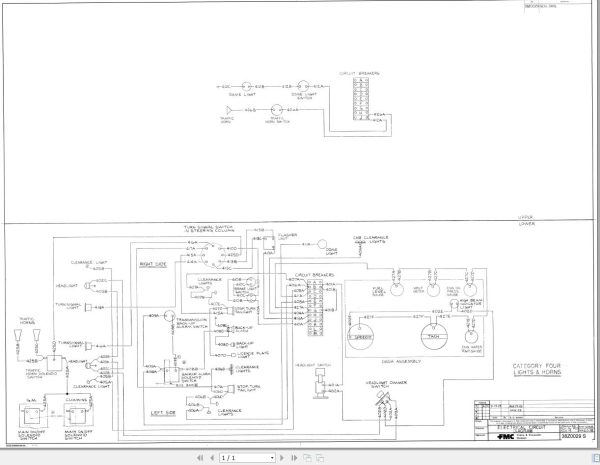 Link Belt Crane HTC 30 Hydraulic and Electric Diagrams
