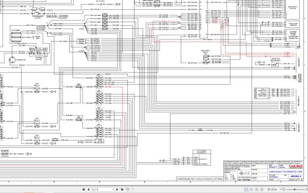 Link Belt Crane HTC 3140LB Hydraulic and Electrical Diagrams