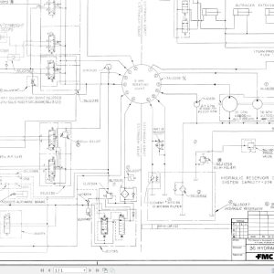 Link Belt Crane HTC 34 Hydraulic and Pneumatic Diagrams