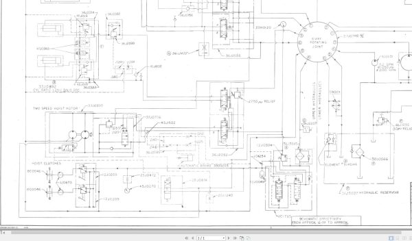 Link Belt Crane HTC 35 Hydraulic and Electric Diagrams 1
