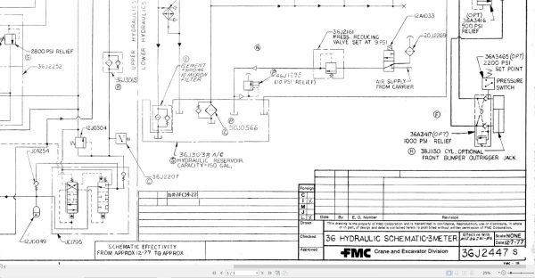 Link Belt Crane HTC 50W Electrical and Hydraulic Diagrams 1