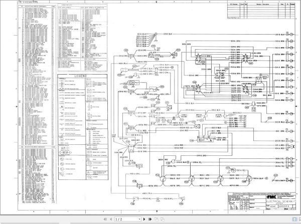 Link Belt Crane HTC 820 Hydraulic and Electrical Diagrams