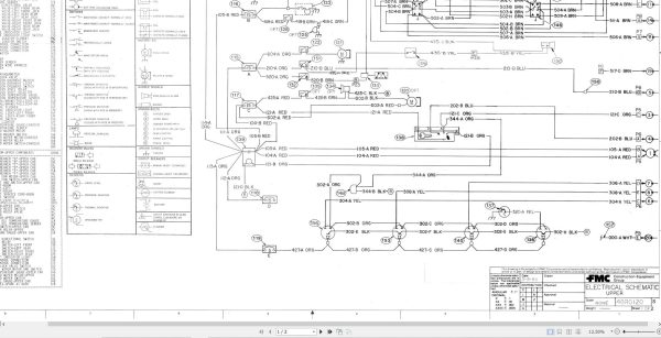 Link Belt Crane HTC 822 Hydraulic and Electrical Diagrams