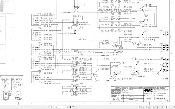 Link Belt Crane HTC 825 Hydraulic and Electrical Diagrams 1