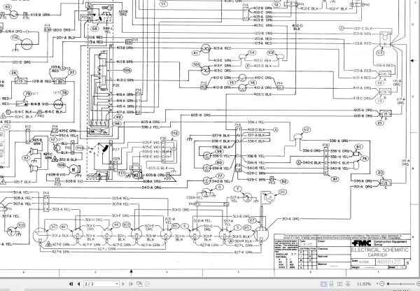 Link Belt Crane HTC 828S Hydraulic and Electrical Diagrams