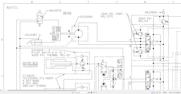 Link Belt Crane HTC 8635XXL Hydraulic and Electrical Diagrams 1